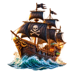 Pirate Ship symbol art